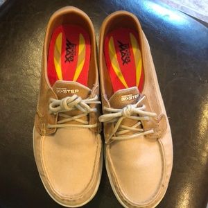 Sketchers boat shoes. Tan. Size 10
